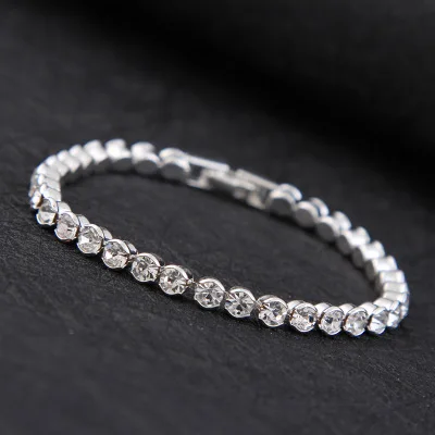 Luxury Rhinestone Bracelet Charms Crystal Tennis Braclet For Women Girls Fashion Hand Jewelry pulseira feminina
Luxury Rhinestone Bracelet Charms Crystal Tennis Braclet For Women Girls Fashion Hand Jewelry pulseira feminina