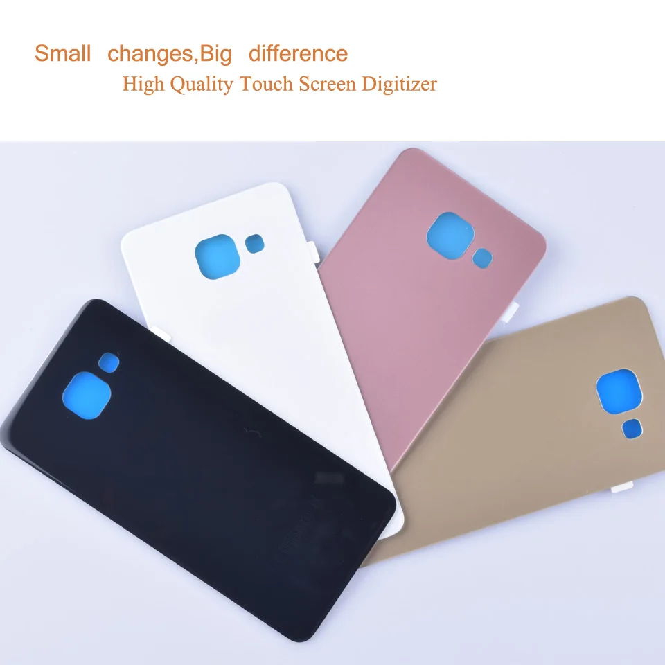 10 шт./лот для Samsung Galaxy A310 A310F A3100 задняя крышка батарейного отсека стеклянный