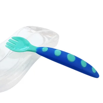 FBIL-Sealive 1 set Training Baby Fork and Spoon Set Children's Feeding Spoon and Fork Set Tip Baby Toddler Self-feeding Flatwa
FBIL-Sealive 1 set Training Baby Fork and Spoon Set Children's Feeding Spoon and Fork Set Tip Baby Toddler Self-feeding Flatwa