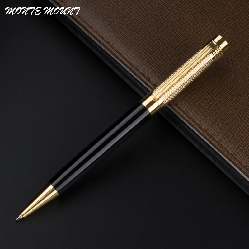 high quality Golden hat Black Business metal pen & office Oily pen & color Pencil pen &Writing Supplies Ballpoint Pens refill
high quality Golden hat Black Business metal pen & office Oily pen & color Pencil pen &Writing Supplies Ballpoint Pens refill