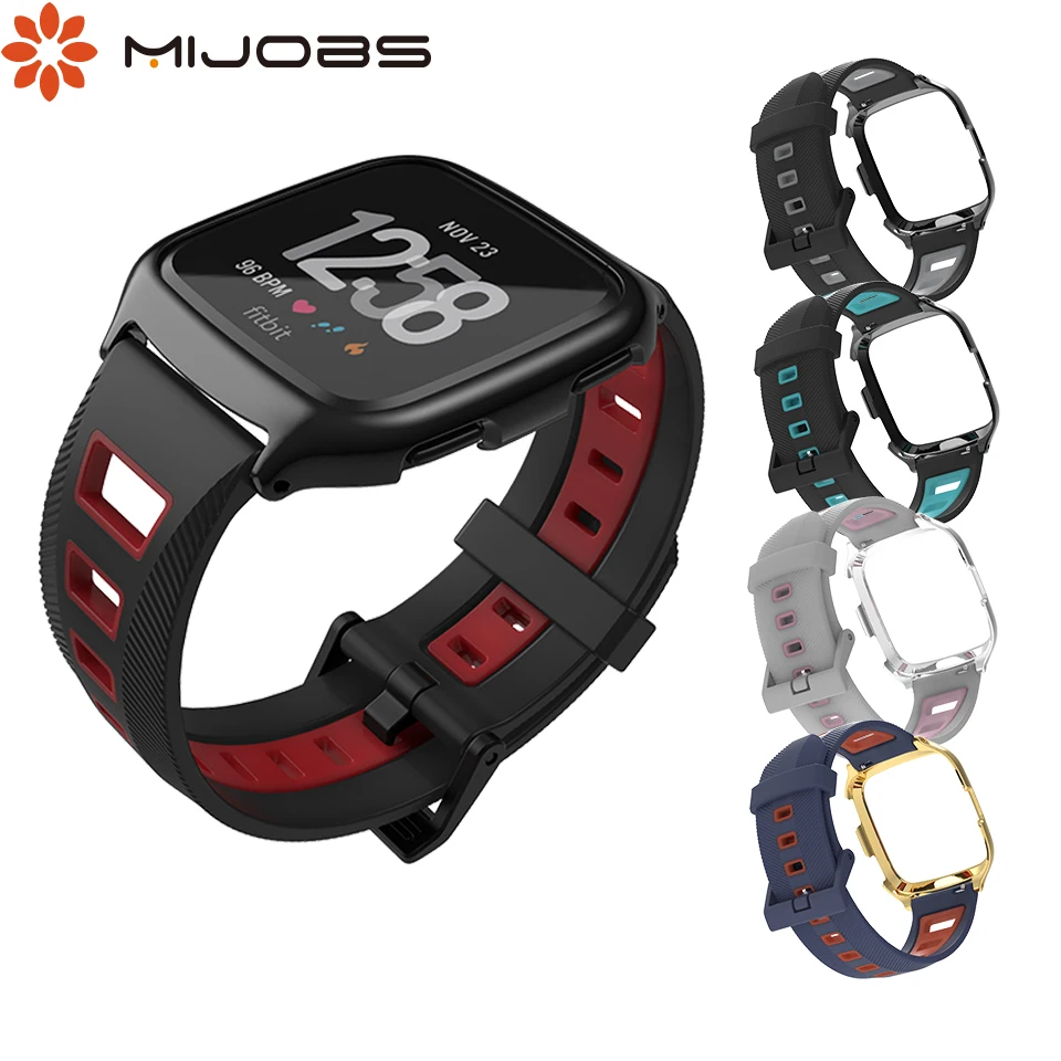 Mijobs Silicone Wrist Strap Protector case for Fitbit Versa Lite Wristband Smart Watch Band for Fitbit Versa Strap Bracelet
Mijobs Silicone Wrist Strap Protector case for Fitbit Versa Lite Wristband Smart Watch Band for Fitbit Versa Strap Bracelet