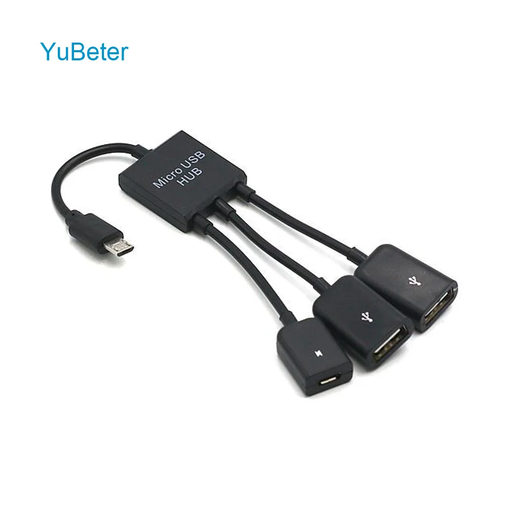 YuBeter USB HUB Micro USB OTG Connector Splitter Support for Android Smartphone Tablet USB Drives Charging USB HUB Cable Adapter
YuBeter USB HUB Micro USB OTG Connector Splitter Support for Android Smartphone Tablet USB Drives Charging USB HUB Cable Adapter