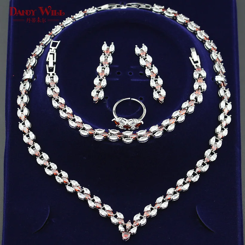 Super Sparkling Red Cubic Zirconia Necklace Earrings And Bracelet Jewelry Sets For Women Wedding Party Jewelry Gift
Super Sparkling Red Cubic Zirconia Necklace Earrings And Bracelet Jewelry Sets For Women Wedding Party Jewelry Gift