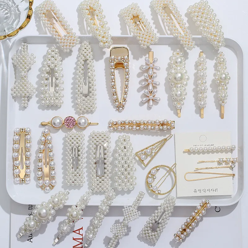 2/4/3/5Pcs-1Set Pearl Metal Hair Clip Hairband Comb Bobby Pin Barrette Hairpin Headdress Accessories Beauty Styling Tools New
2/4/3/5Pcs-1Set Pearl Metal Hair Clip Hairband Comb Bobby Pin Barrette Hairpin Headdress Accessories Beauty Styling Tools New