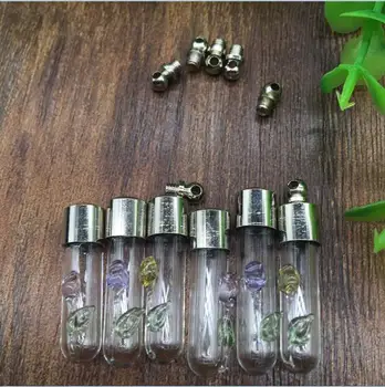 50pieces/lot SCREW CAP 36*10*7mm rose flower crystal Miniature Wishing Bottle Perfume essential oil charm vial pendant
50pieces/lot SCREW CAP 36*10*7mm rose flower crystal Miniature Wishing Bottle Perfume essential oil charm vial pendant