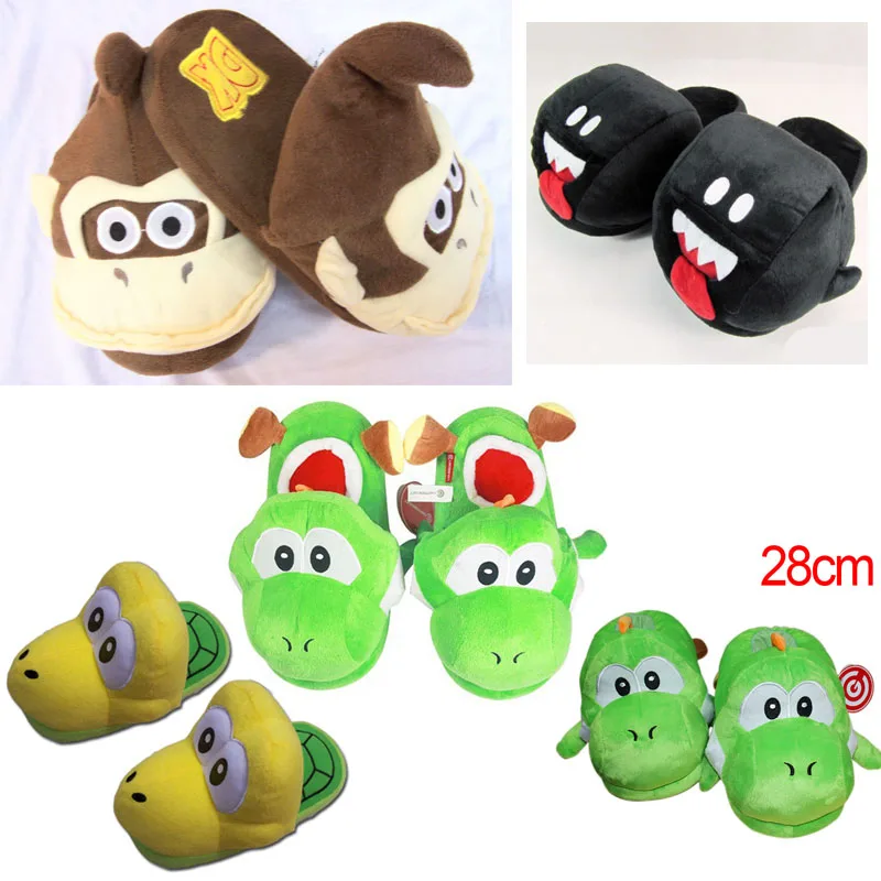 Super Mario Brothers Green Yoshi Donkey Kong Plush Indoor Slippers Adults Women Men Autumn Winter Home Slippers SA1580
Super Mario Brothers Green Yoshi Donkey Kong Plush Indoor Slippers Adults Women Men Autumn Winter Home Slippers SA1580