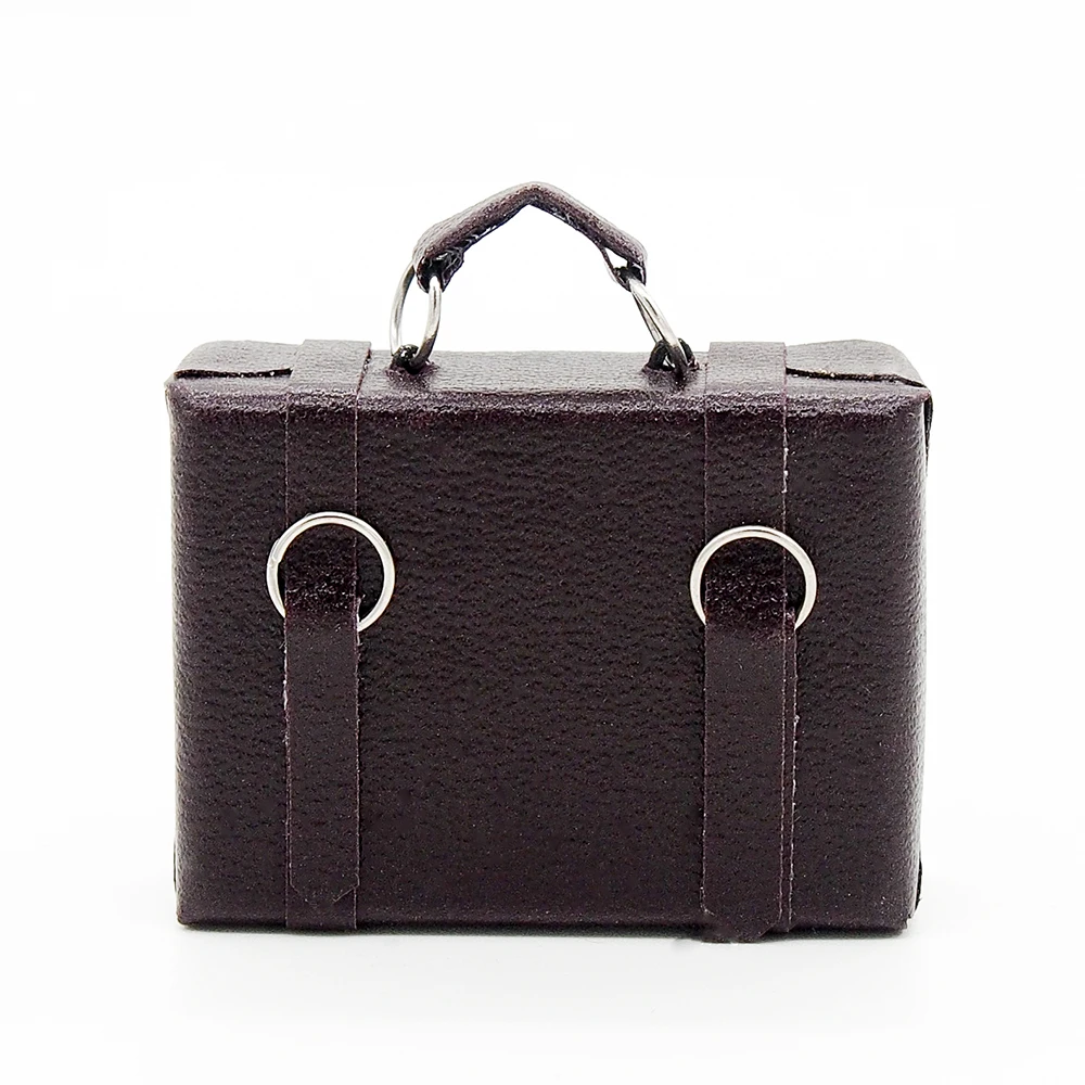 Odoria 1:12 Miniature Vintage Suitcase Brown Briefcase with Leather Staps Dollhouse Dolls' Accessories
Odoria 1:12 Miniature Vintage Suitcase Brown Briefcase with Leather Staps Dollhouse Dolls' Accessories