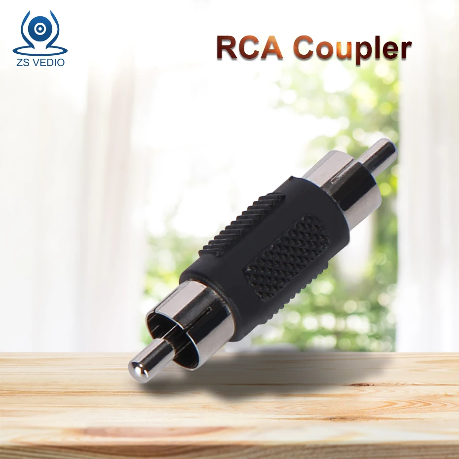 ZSVEDIO Surveillance cameras IP Camera RCA Male to Male RCA Coupler Connector Adapter CCTV Products Accessories Camera System
ZSVEDIO Surveillance cameras IP Camera RCA Male to Male RCA Coupler Connector Adapter CCTV Products Accessories Camera System