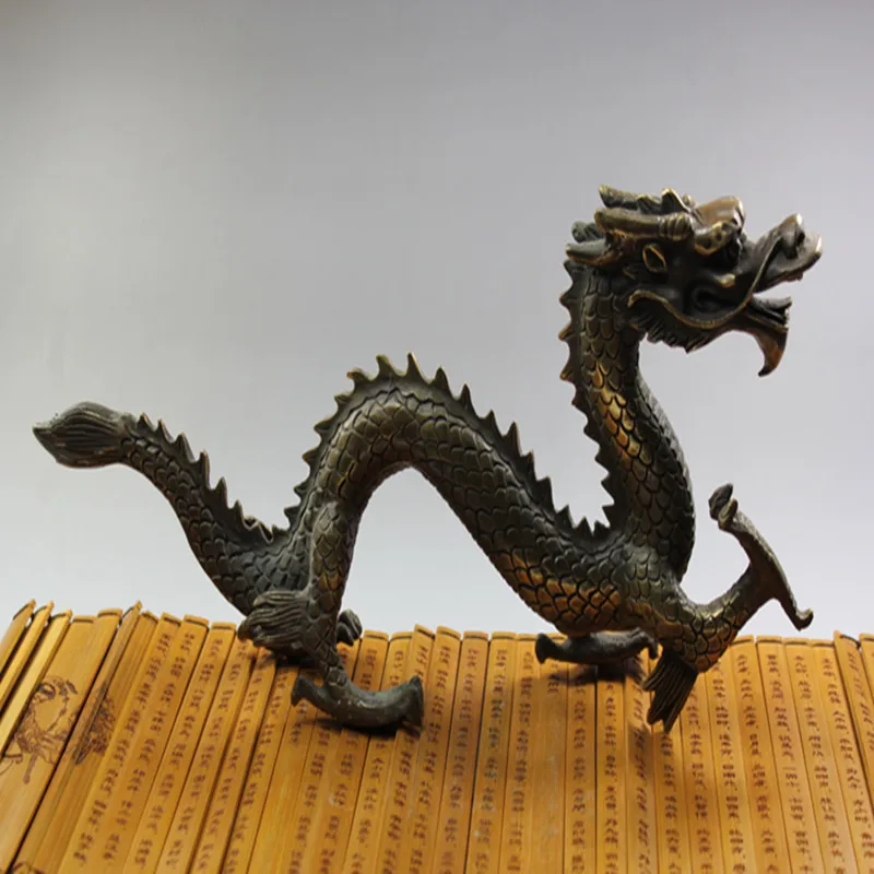 Chinese Style Animals Copper Dragon Statues & Sculptures for Home Deco Office Ornaments Chinese Craft
Chinese Style Animals Copper Dragon Statues & Sculptures for Home Deco Office Ornaments Chinese Craft