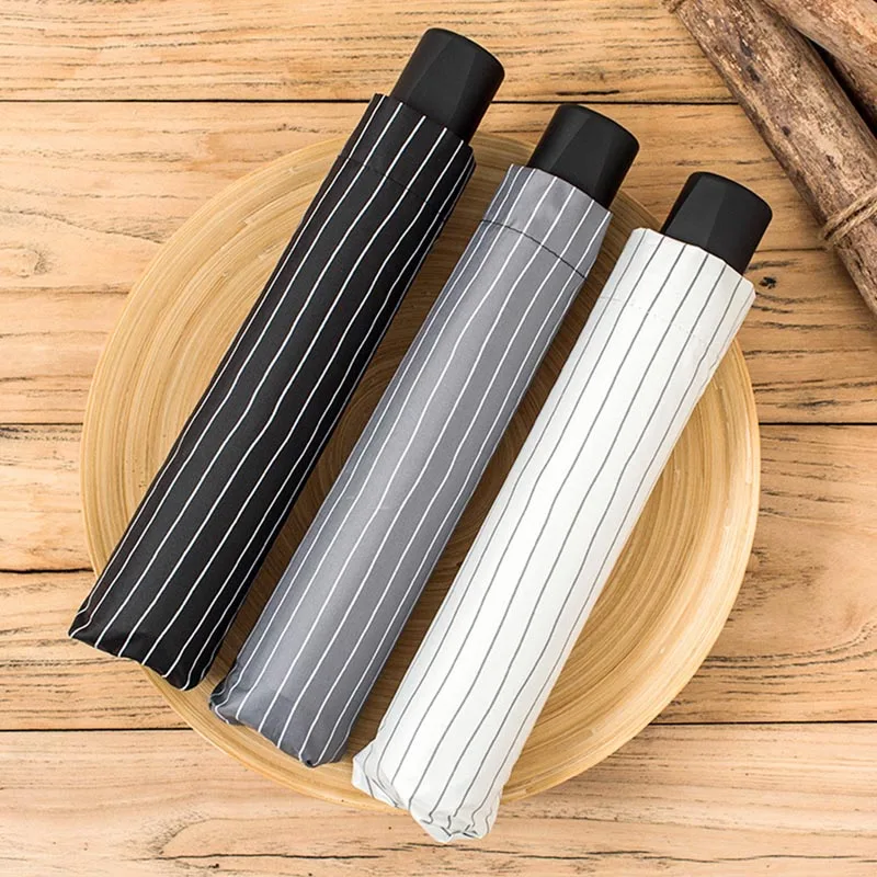 New durable 10 bones 3 fold sun sunscreen women's umbrella men's business striped umbrella free shipping sale
New durable 10 bones 3 fold sun sunscreen women's umbrella men's business striped umbrella free shipping sale