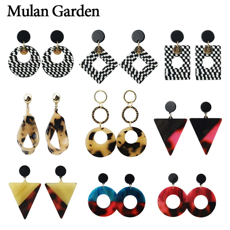 M&G Resin Acrylic Earrings for Women Vintage Acetic Acid Round Square Triangle Statement Stud Earring Fashion Jewelry Gifts 2019
M&G Resin Acrylic Earrings for Women Vintage Acetic Acid Round Square Triangle Statement Stud Earring Fashion Jewelry Gifts 2019