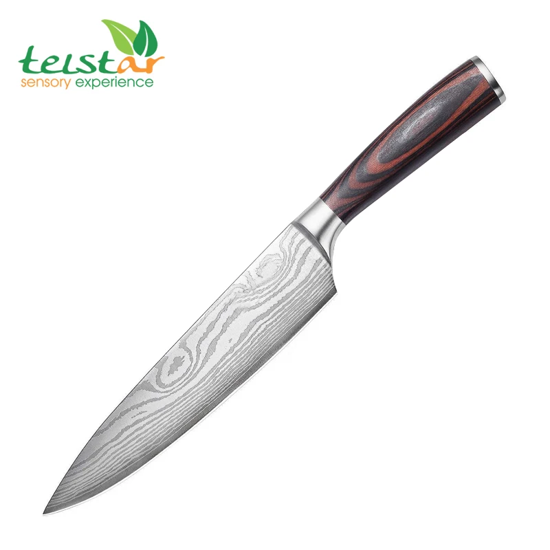 German 1.4116 Stainless Steel Knives for kitchen chef knife 8inch with damascus pattern
German 1.4116 Stainless Steel Knives for kitchen chef knife 8inch with damascus pattern