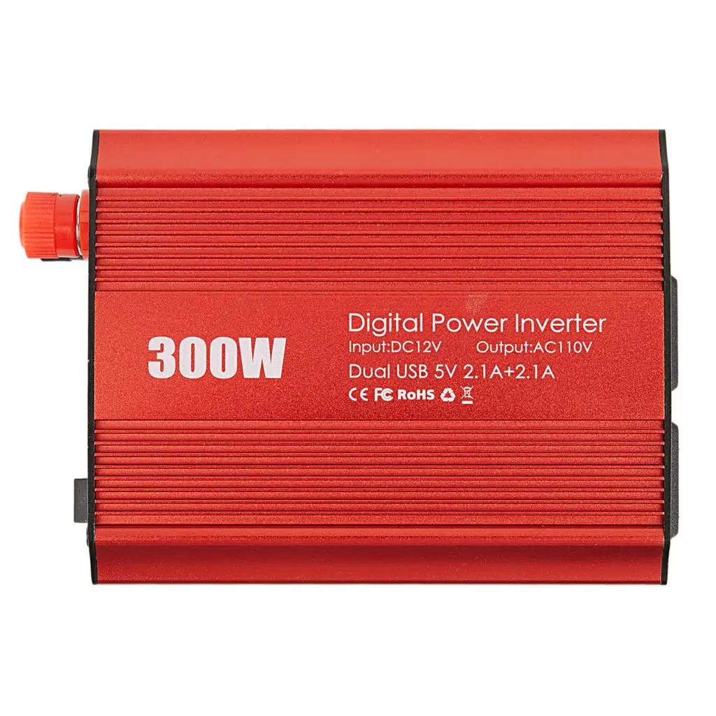 US plug 300W Power Inverter DC 12V to 110V AC Converter with 4.2A Dual USB Ports Car Adapter
US plug 300W Power Inverter DC 12V to 110V AC Converter with 4.2A Dual USB Ports Car Adapter