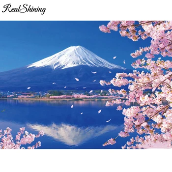 REALSHINING 5d Diy Diamond Painting Mosaic Sakura Cherry Mountain Square Rhinestones 3d Cross Stitch Diamond Embroidery FS1843
REALSHINING 5d Diy Diamond Painting Mosaic Sakura Cherry Mountain Square Rhinestones 3d Cross Stitch Diamond Embroidery FS1843