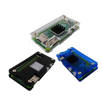 Raspberry Pi Zero W Acrylic Case + Aluminum Heat Sink for RPI Zero Box Cover Shell Enclosure Cases also for RPI Zero V1.3
Raspberry Pi Zero W Acrylic Case + Aluminum Heat Sink for RPI Zero Box Cover Shell Enclosure Cases also for RPI Zero V1.3