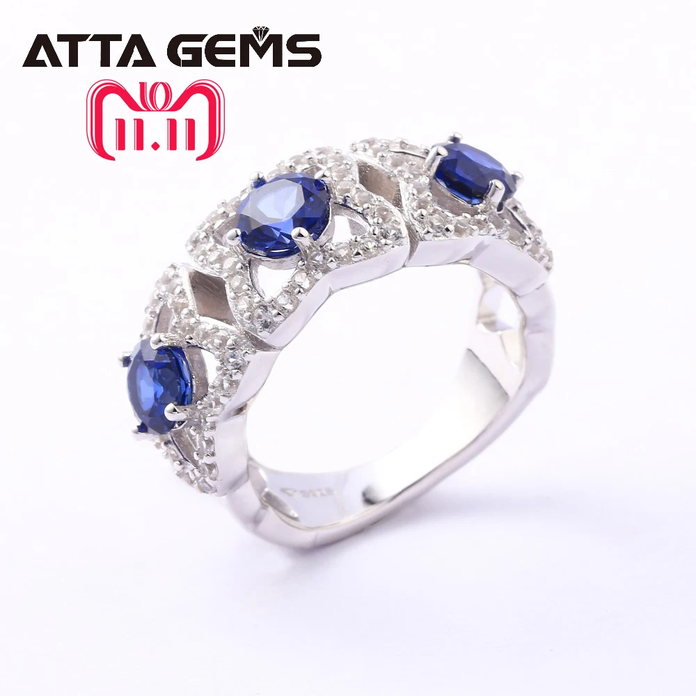 Blue Sapphire Sterling Silver Rings Unisex Design Men and Women Wedding Band 3 Carats Created Sapphire Fashion Style Ring
Blue Sapphire Sterling Silver Rings Unisex Design Men and Women Wedding Band 3 Carats Created Sapphire Fashion Style Ring
