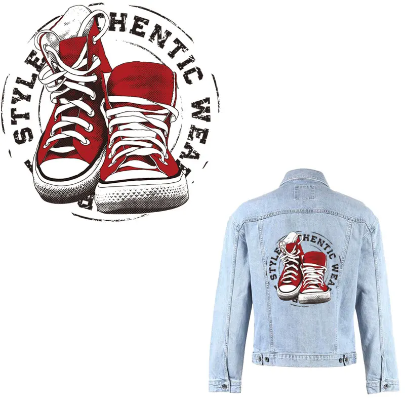 cool shoes iron on patches for clothes logo badge jacket patch heat transfer for t-shirt jean thermal sticker diy patch vetement
cool shoes iron on patches for clothes logo badge jacket patch heat transfer for t-shirt jean thermal sticker diy patch vetement