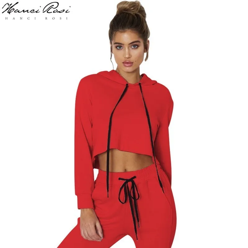HANCI ROSI Autumn Womens Hoodies Women Sweatshirt Women With Hooded Lace Up Crop Top Pullovers Long Sleeve Casual Streetwear
HANCI ROSI Autumn Womens Hoodies Women Sweatshirt Women With Hooded Lace Up Crop Top Pullovers Long Sleeve Casual Streetwear