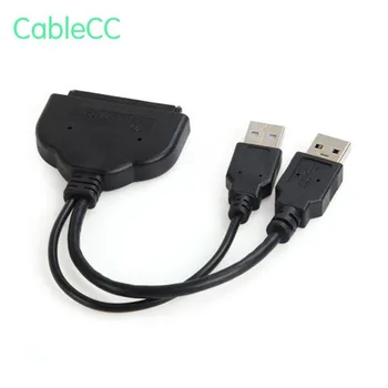 USB 3.0 to SATA 22Pin 2.5" Hard disk driver Adapter With extral USB Power cable
USB 3.0 to SATA 22Pin 2.5" Hard disk driver Adapter With extral USB Power cable