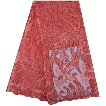 High Quality Embroidered Nigeria Net Lace Fabric For Women African French Tulle Lace Fabric 5 Yards A1210
High Quality Embroidered Nigeria Net Lace Fabric For Women African French Tulle Lace Fabric 5 Yards A1210