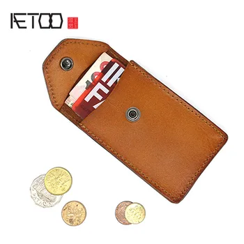 AETOO Vegetable tanned leather business card bag men's original leather vertical section snap card package retro portable small
AETOO Vegetable tanned leather business card bag men's original leather vertical section snap card package retro portable small