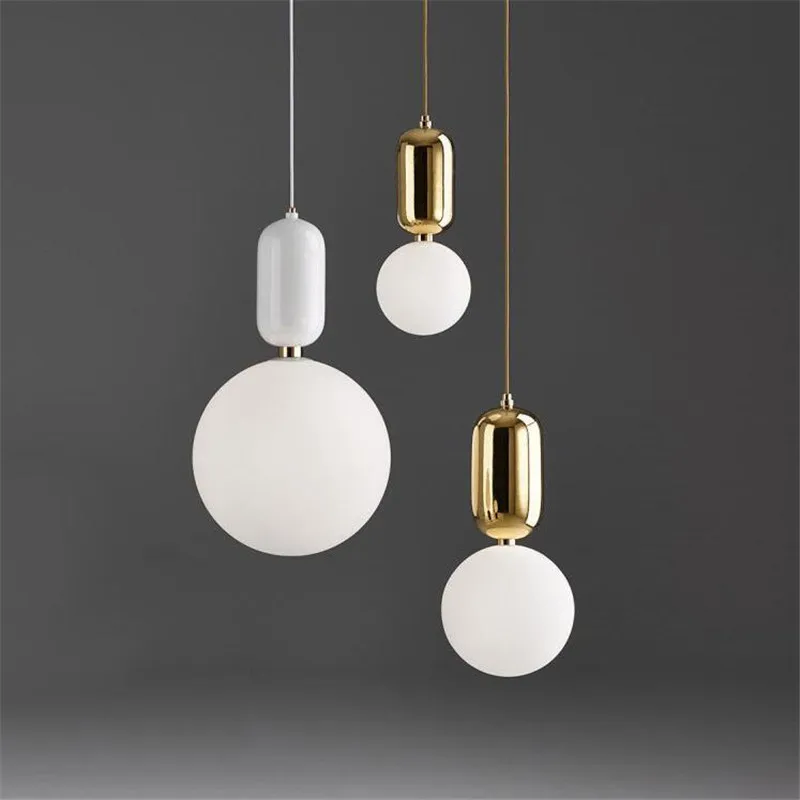 Modern Loft Plated Glass Ball Pendant Light Fixtures Industrial LED Lustres Hanging Lamp for Bedroom Romantic Design Luminaria
Modern Loft Plated Glass Ball Pendant Light Fixtures Industrial LED Lustres Hanging Lamp for Bedroom Romantic Design Luminaria