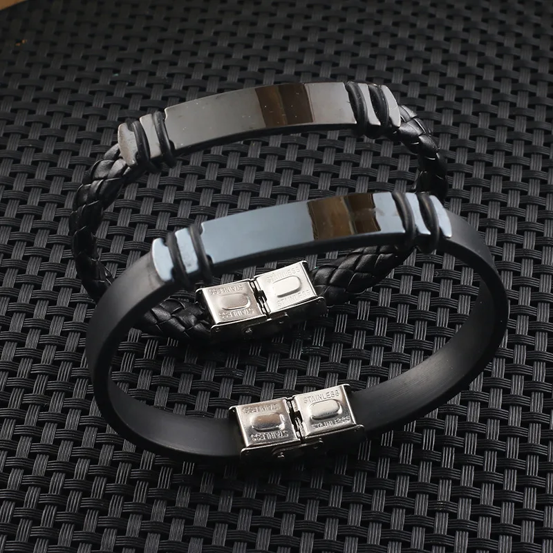 Bracelets for Men Smooth Leather Stainless Steel 2018 New Fashion Classic Wrap Bracelets Bangle For Men or Women Jewelry Gift
Bracelets for Men Smooth Leather Stainless Steel 2018 New Fashion Classic Wrap Bracelets Bangle For Men or Women Jewelry Gift
