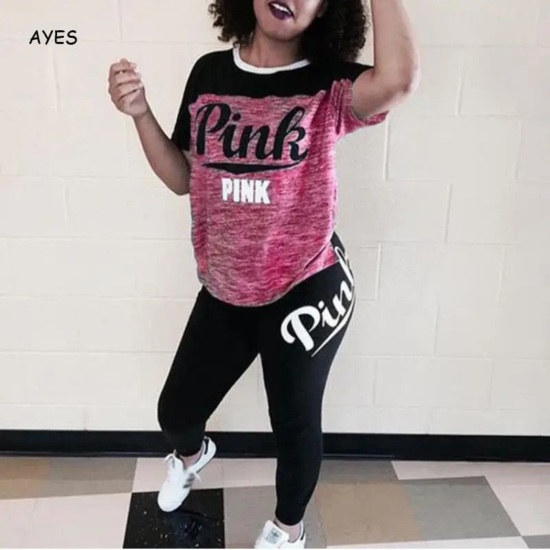 Summer 2 Piece Set Women Tracksuit Casual Short Sleeve Tops Pants Skinny Streetwear Women Set Outfit Plus Size Clothing XXXL
Summer 2 Piece Set Women Tracksuit Casual Short Sleeve Tops Pants Skinny Streetwear Women Set Outfit Plus Size Clothing XXXL
