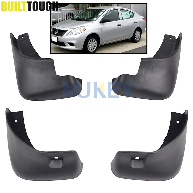 Molded Mud Flaps For Nissan Versa Sedan 2012-2017 Latio Almera (AU) Splash Guards Mudflaps Front Rear Fender 2013 2014 2015 2016
Molded Mud Flaps For Nissan Versa Sedan 2012-2017 Latio Almera (AU) Splash Guards Mudflaps Front Rear Fender 2013 2014 2015 2016