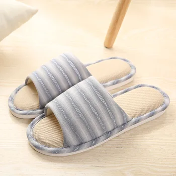 Spring and Summer 2019 New Flax Slippers Lovers Home Japanese Men's and Women's Fabric Slippers Non-skid Indoor Flax Slippers
Spring and Summer 2019 New Flax Slippers Lovers Home Japanese Men's and Women's Fabric Slippers Non-skid Indoor Flax Slippers