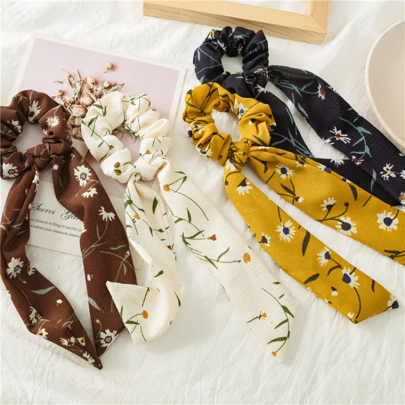 Women Chiffon Prints Ribbon Hair Band Summer Hair Rope Hairpins Cute Barrette Bow Fashion Hair Accessories Hair Ring
Women Chiffon Prints Ribbon Hair Band Summer Hair Rope Hairpins Cute Barrette Bow Fashion Hair Accessories Hair Ring