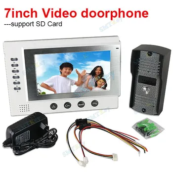 Record vide doorphone intercom Luxury Home Color Video Take Picture intercom system 7inch lcd monitor support SD Card doorphone
Record vide doorphone intercom Luxury Home Color Video Take Picture intercom system 7inch lcd monitor support SD Card doorphone