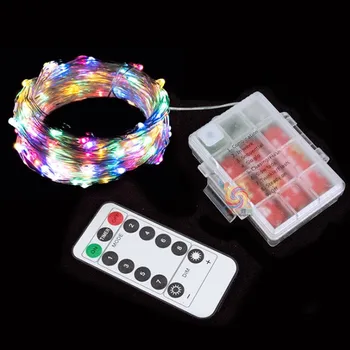 Battery Operated Silver Wire String Fairy Light Christmas Party Wedding Holiday + Remote Controller
Battery Operated Silver Wire String Fairy Light Christmas Party Wedding Holiday + Remote Controller