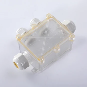 outdoor Waterproof junction box IP68 underwater wiring transparent connection enclosure one into three out box with terminal
outdoor Waterproof junction box IP68 underwater wiring transparent connection enclosure one into three out box with terminal