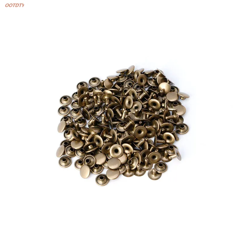100pcs Double Cap Rivet Tubular Metal Leather Craft Repairs Studs Punk Spike Decor
100pcs Double Cap Rivet Tubular Metal Leather Craft Repairs Studs Punk Spike Decor