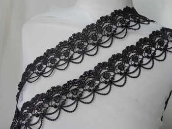 White/Black Venice/Venise Embroidered Lace Trim Elegant Scalloped for Bridal Gown Fabric Trim
White/Black Venice/Venise Embroidered Lace Trim Elegant Scalloped for Bridal Gown Fabric Trim