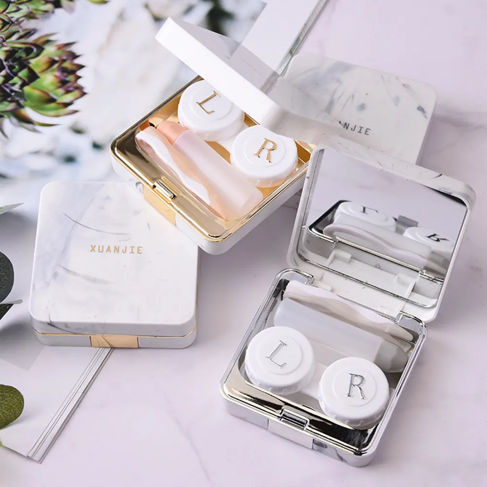 1pc Marble Surface Square Contact Lens Case Box Travel Double US-pupil Storage Holder Soaking Contact Lens Glasses Accessories
1pc Marble Surface Square Contact Lens Case Box Travel Double US-pupil Storage Holder Soaking Contact Lens Glasses Accessories