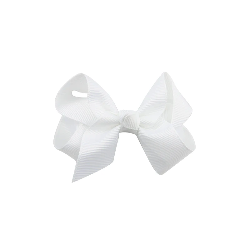 Colourful Bow Clip Boutique Hair Bows For Girls Kids Children Girls Hair Clips Grosgrain Ribbon Bows (9)