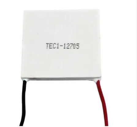 1PCS TEC1-12705 Thermoelectric Cooler Peltier 12705 12V 5A Cells, TEC12705 Peltier Elemente Module
1PCS TEC1-12705 Thermoelectric Cooler Peltier 12705 12V 5A Cells, TEC12705 Peltier Elemente Module