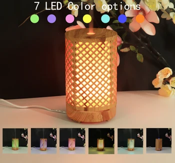 2019 100ml Essential Oil Diffuser Ultrasonic Humidifier Bamboo Aroma Air Diffuser Led Lights for Home Cool Mist Maker Fogger
2019 100ml Essential Oil Diffuser Ultrasonic Humidifier Bamboo Aroma Air Diffuser Led Lights for Home Cool Mist Maker Fogger