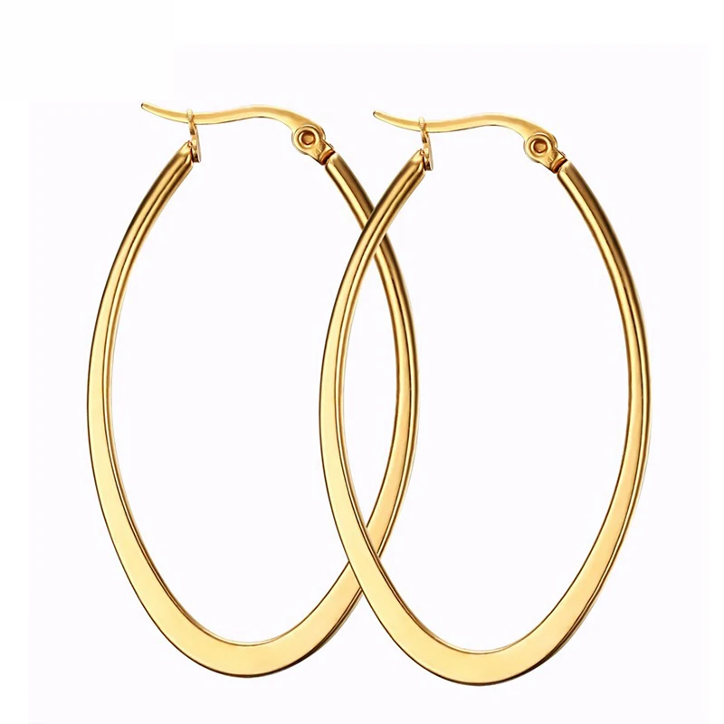 KISS MANDY Stainless Steel Women Hoop Earrings Simple Four Color Big Design Earring Fashion Female Jewelry Gift OTE20
KISS MANDY Stainless Steel Women Hoop Earrings Simple Four Color Big Design Earring Fashion Female Jewelry Gift OTE20