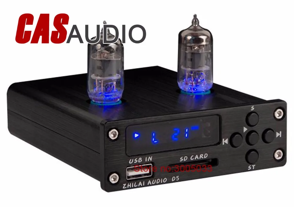 Аудио плеер D5 APE FLAC WMA WAV без потерь Hi Fi SD карта музыкальный 6J1 вакуумная трубка