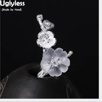Uglyless 100% Real 925 Sterling Silver Handmade Flowers Brooches for Women Transparent Crystal Floral Pins Brooch Ethnic Jewelry
Uglyless 100% Real 925 Sterling Silver Handmade Flowers Brooches for Women Transparent Crystal Floral Pins Brooch Ethnic Jewelry