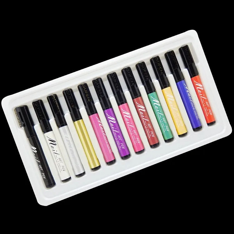 12 Colors Professional 3D Nail Art Paint Drawing Pen Acrylic Nail Art Polish Carved Pen Kit Set DIY tools
12 Colors Professional 3D Nail Art Paint Drawing Pen Acrylic Nail Art Polish Carved Pen Kit Set DIY tools