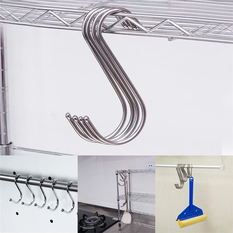 Practical S type Cabinet Wardrobe Clothing Sundries Hook s hooks stainless steel hooks
Practical S type Cabinet Wardrobe Clothing Sundries Hook s hooks stainless steel hooks