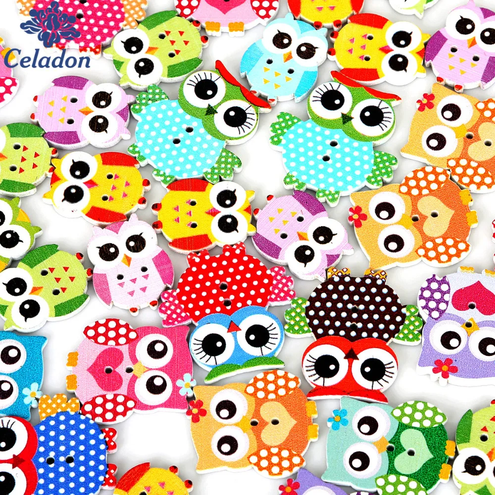 50Pcs Random Mixed Wooden OWL Buttons Two Holes Sewing Craft Scrapbooking Cardmaking For DIY Home Decor DIY Cloth Accessories
50Pcs Random Mixed Wooden OWL Buttons Two Holes Sewing Craft Scrapbooking Cardmaking For DIY Home Decor DIY Cloth Accessories