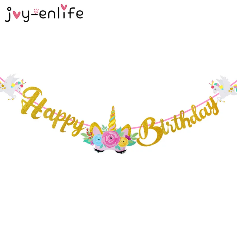 Unicorn Party Decorations Happy Birthday Flag Banner Birthday Party Decorations Kids Baby Shower Festive Event Party Supplies
Unicorn Party Decorations Happy Birthday Flag Banner Birthday Party Decorations Kids Baby Shower Festive Event Party Supplies