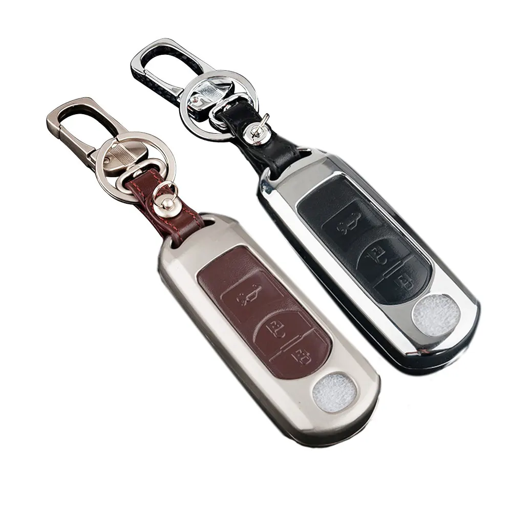 Icecare Zinc alloy+Leather Car Remote Key Case Cover For Mazda 2 3 6 Axela Atenza CX-5 CX5 CX-7 CX-9 2015 2016 2017 Smart Case
Icecare Zinc alloy+Leather Car Remote Key Case Cover For Mazda 2 3 6 Axela Atenza CX-5 CX5 CX-7 CX-9 2015 2016 2017 Smart Case