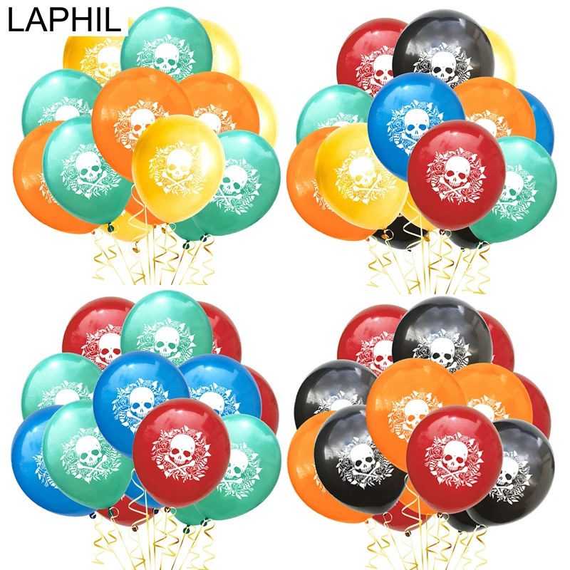 LAPHIL 15pcs Halloween Party Balloons Scary Skull Ballon Halloween Decoration Inflatable Ball Air Balloons Birthday Party Favors
LAPHIL 15pcs Halloween Party Balloons Scary Skull Ballon Halloween Decoration Inflatable Ball Air Balloons Birthday Party Favors