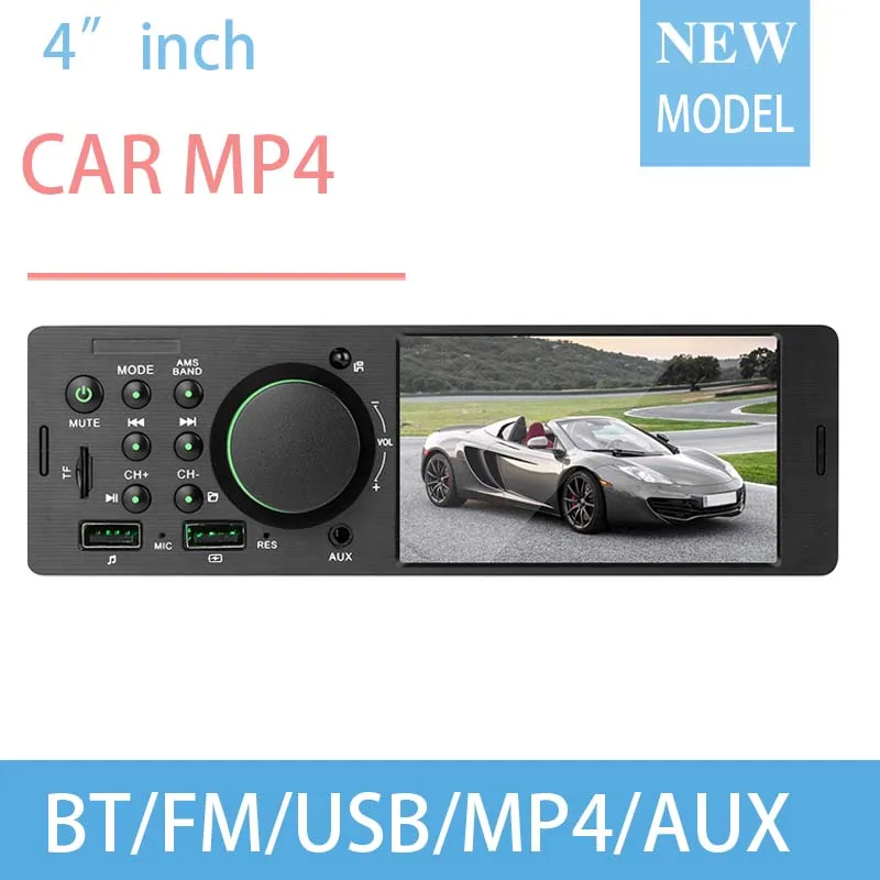 4.1 Inch TFT 1 Din Car Radio Audio Stereo FM Radio Bluetooth MP5 Player Connecting Rear View Camera With Xiaomi Remote Control
4.1 Inch TFT 1 Din Car Radio Audio Stereo FM Radio Bluetooth MP5 Player Connecting Rear View Camera With Xiaomi Remote Control